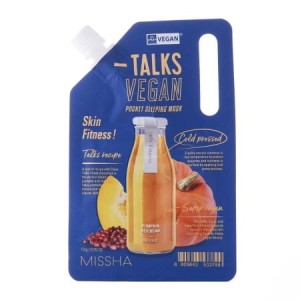 MISSHA Kremowa Maska o Działaniu Ujędrniającym1 szt. - MISSHA Talks Vegan Squeeze Sheet Mask - Skin Fitness 1 szt.