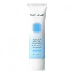 CELL FUSION C Krem SPF50+PA+++Nawilżający z Efektem Chłodzenia SPF50+ PA++++ 50 ml - CELL FUSION C Aquatica Cooling Sunscreem SPF50+ PA++++ 50 ml