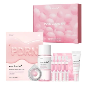 MEDICUBE Zestaw PDRN Glow (toner+serum+krem+ampułka+maska) - MEDICUBE PDRN Glow Kit